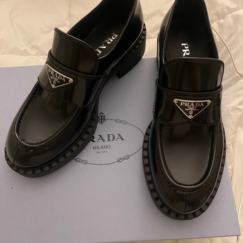 - Prada loafers size 8 read details!